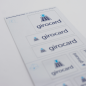 Mobile Preview: girocard Stickerbogen Markenlogo
